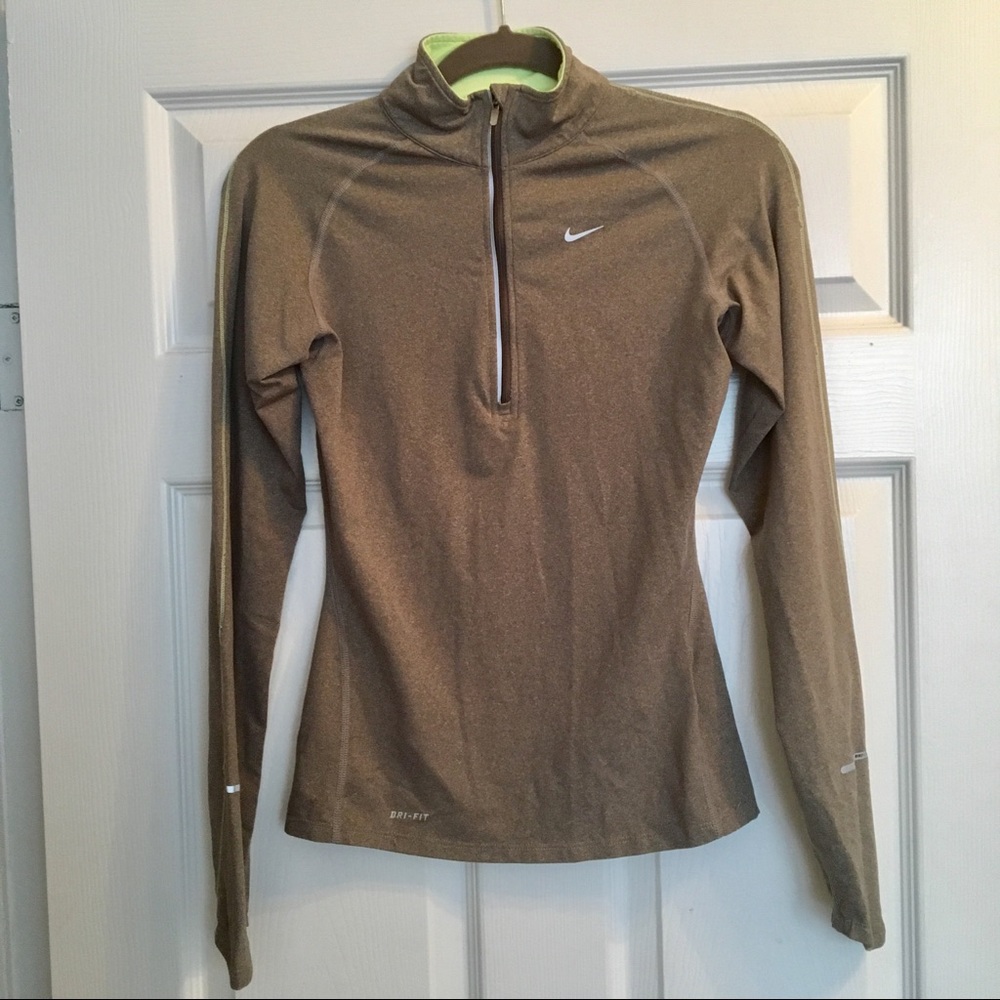 Nike dri-fit zip up athletic sweatshirt XS